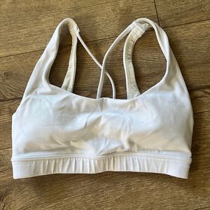 XS White Athleta Sports Bra